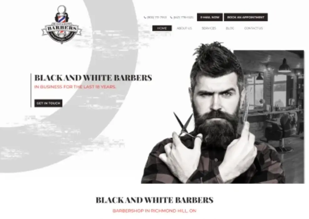 Black and White Barbers